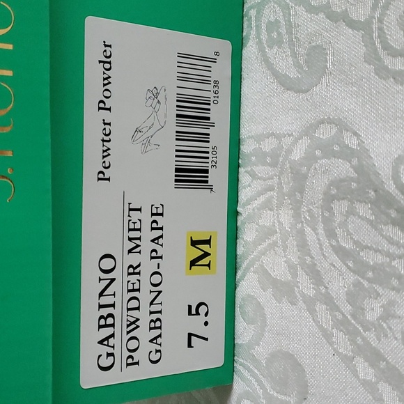 J. Renee Gabino Slingback Shoes New Pewter Powder - Picture 8 of 9